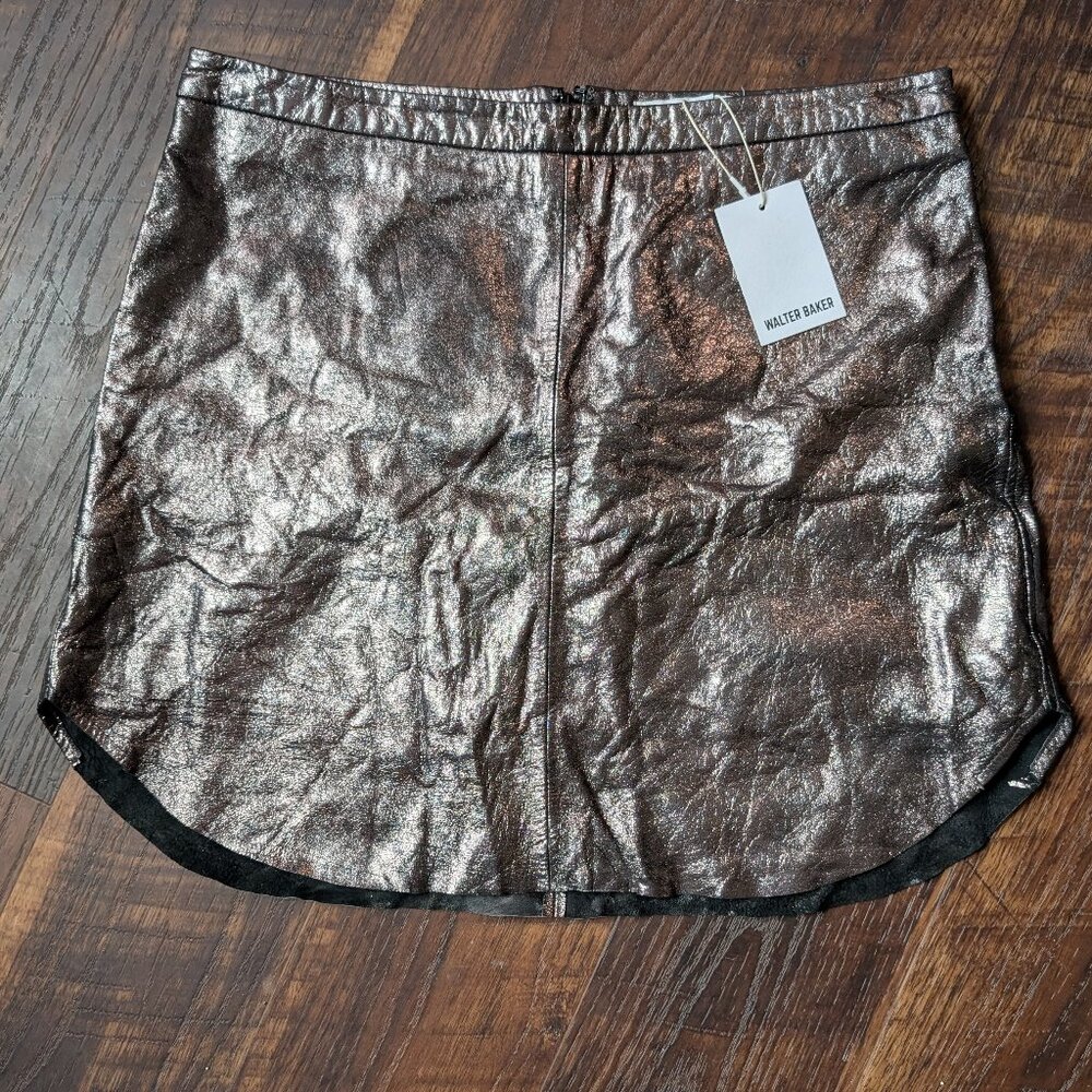 Walter Baker Metallic Heather Skirt